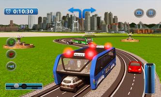 Prisão Elevado Ônibus 3D imagem de tela 2