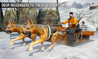 Chú chó xe trượt tuyết Vận tải: Dog Simulator Game ảnh chụp màn hình 2