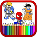 Super Hero Coloring Book for Kids and Adults APK