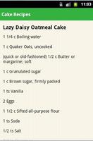 Cake Recipes capture d'écran 1