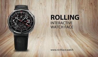 Rolling Watch Face Affiche