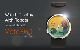Watch Display with Robots Plakat