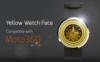 Yellow Watch Face Cartaz