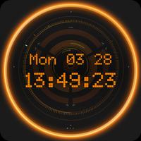 Watchface Glowing Circle screenshot 3