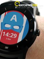 Watchface Captain America Affiche