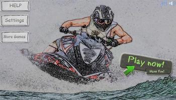 Poster Water Racing Jet Ski