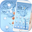 المياه الزرقاء روز زهرة موضوع خلفيات Water Rose
