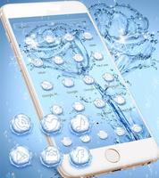 المياه الزرقاء روز زهرة موضوع خلفيات Water Rose تصوير الشاشة 2