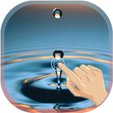 Finger Touch Water Droplet أيقونة