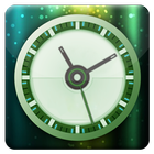 Water Green HD Analog Clock icon