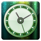Water Green HD Analog Clock icon