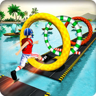 Stuntman Endless Run ; Aqua Park Game simgesi