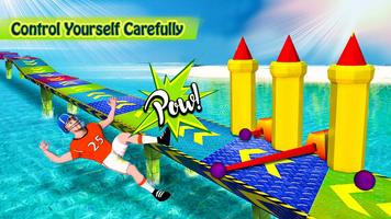 Stuntman Endless Run ; Aqua Park Game Ekran Görüntüsü 1