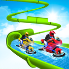 Water Tricky Bike Stunt : Slide Rush icône