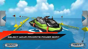 Power Boat Race Jet Ski Racer स्क्रीनशॉट 1