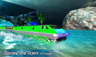 Water Train Driving Simulator پوسٹر