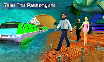 Water Train Driving Simulator capture d'écran 1