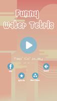 Funny Water Block Tetris Affiche