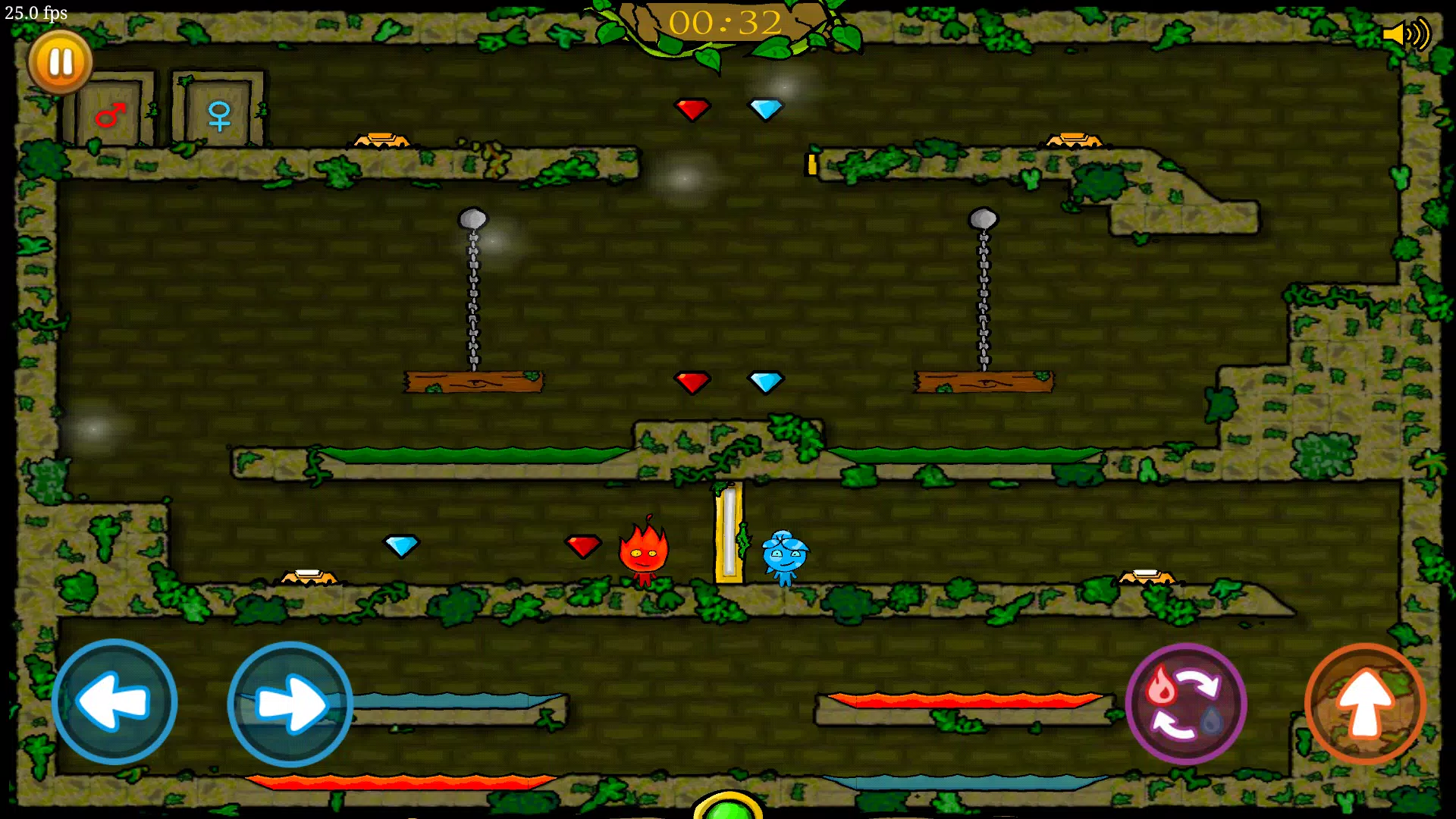 Jogo Fireboy and Watergirl Maze no Jogos 360