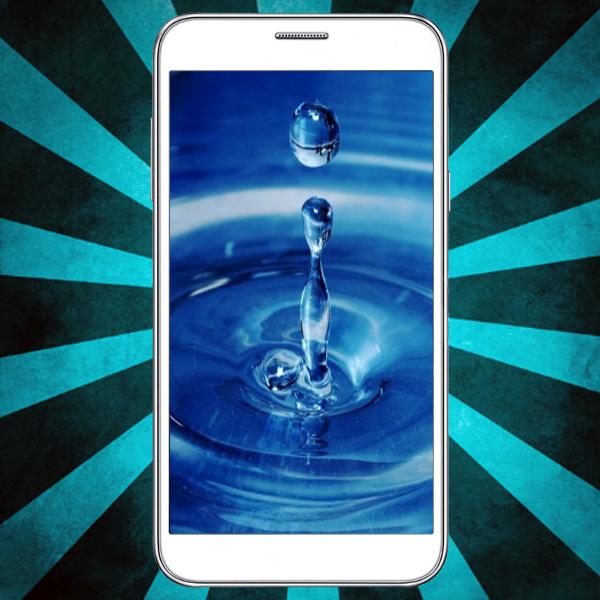 Звук для очистки от воды андроид. Old Live Wallpaper Water in Android.