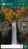 Waterfall Wallpapers for Chat Cartaz