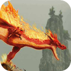 Flaming Red Dragon a live-icoon