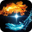 Fire and water live wallpaper APK