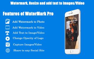 Watermark: Logo, Text on video plakat
