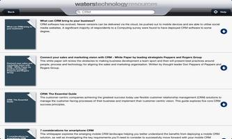 WatersTechnology Resources IT capture d'écran 1