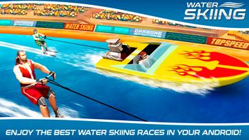 Water Skiing Affiche