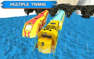 Water Train Surfing Simulator capture d'écran 1