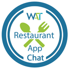 Restaurant Demo app with chat ikon