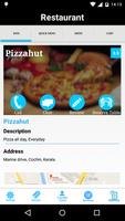 Restaurant Demo app with chat screenshot 1