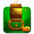 Makkah Kaaba 3D Live WallPaper icône