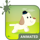 Cute Dog Live Wallpaper Theme-icoon