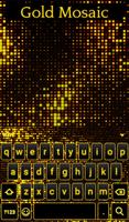 Gold Mosaic Animated Keyboard ảnh chụp màn hình 1