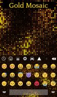 Gold Mosaic Animated Keyboard ảnh chụp màn hình 3