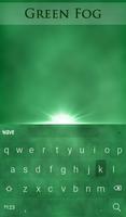 برنامه‌نما Green Fog Animated Keyboard عکس از صفحه