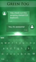 Green Fog Animated Keyboard ảnh chụp màn hình 2
