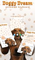 Doggy Dream Animated Keyboard  Plakat