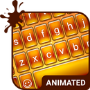 Orange Animated Keyboard APK