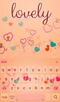 Lovely Animated Keyboard + Liv اسکرین شاٹ 1