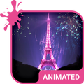 Love Paris Animated Keyboard + Live Wallpaper