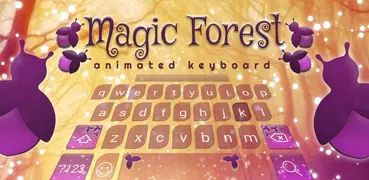 Magic Forest Animated Keyboard