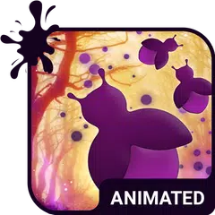 Скачать Magic Forest Animated Keyboard XAPK