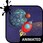 Space Walk Animated Keyboard + icono