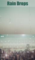 Rain Drops Animated Keyboard + Affiche