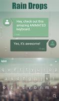 Rain Drops Animated Keyboard + syot layar 2