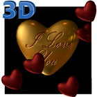 Love Valentine Heart LWP 2015 icône