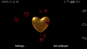 Love Valentine Heart LWP 2015 capture d'écran 2
